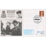 WW2 Joe Dacey DFC (Wireless Op Kearn's Crew) Signed The Dambusters FDC. 39 of 40 Covers Issued.