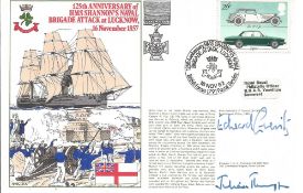 E F Gueritz and J H A Thompson Signed Commemorative Cover 125th Anniversary of HMS Shannon's Naval