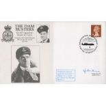 WW2 Jim Soilleux (Flt Engineer Kell's Crew) Signed The Dambusters FDC. 8 of 40 Covers Issued.