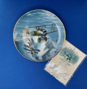 Wanbury Mint The Classic RAF Aircraft Sopwith Camel Decorative Plate, 1 of 12 Produced. Artwork by