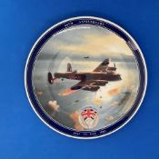 Fantastic Royal Mail 60th Anniversary V-E Day Lancaster Decorative Plate by Wedgwood. Specially