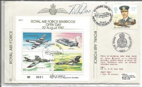 Wing Commander Bob Doe Signed RAF Binbrook Open Day 22nd August 1987. No 3021. 17p Lord Dowding