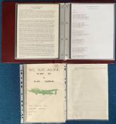 Superb WW2 Dambuster Collection of Top Secret Information, Mission Reports, Multiple Letters of