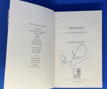 WW2 John Nichol Signed Paperback Book Titled Spitfire. A Sunday Times Bestseller. Signed on Title