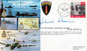 JS 50 44 4D Joint Services Cover. - ‘Operation Overlord’ The Air Forces, 6th June 1944. Cover design