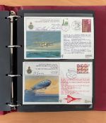 WW2 Fantastic RAF Folder Containing 40 Signed Famous First Series First Day Covers. FF Codes. FF1-