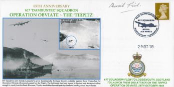 WW2 W O Basil Fish Signed 65th Anniversary Operation Obviate- The Tirpitz FDC. 1 of 20 Covers