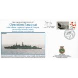 Falklands War Rear Admiral Christopher John Parry MID, CBE Signed Operation Paraquat - HMS Antrim,