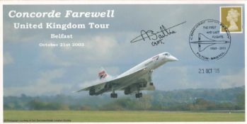 Specially designed commemorative cover celebrating Concorde’s Farewell Tour of the United Kingdom.