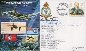 WW2 Ken Batchelor and E Rodley Signed The Battle of the Ruhr 5th March- 24 July 1943 FDC. British