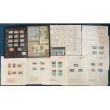 Fantastic Black German Folder Containing Aviation and Military Mint Stamps From Around The World