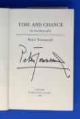 WW2 Peter Townsend Signed Own Book Titled Time and Chance. 1st Ed Hardback Book with 317 pages.