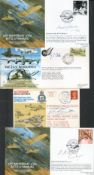 WW2 RAF Bomber Command Collection of 4 Signed FDCs. Signatures inc AVM Don Bennett Signed No 35