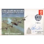Cover commemorates the 50th Anniversary of the ‘Dambusters Raid’. Cover illustrates Guy Gibsons