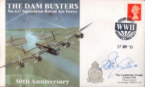 Cover commemorates the 50th Anniversary of the ‘Dambusters Raid’. Cover illustrates Guy Gibsons