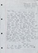 Historic Mohammed Kamara, Ronnie Kray prison mate Henley Ward to Reggie Kray ALS dated 29. 1. 95