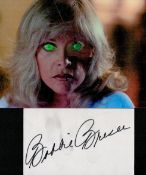 TV Film Bobbie Bresee signed 5x3 white card with 7x5 colour unsigned photo. American actress. Good