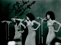 TV Film Sheila Ferguson signed 6x4 Three Degrees vintage black and white photo. Sheila Diana