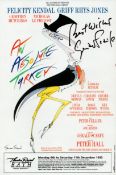 TV Film Gerald Scarfe signed flyer for An Absolute Turkey. Good condition. All autographs come