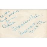 Space Professor Alla G Massevitch signed business card. Vice president Astronomical Council. Good