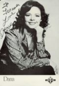 Music Dana signed 6x4 inch black and white photo. Dana Rosemary Scallon, known professionally as