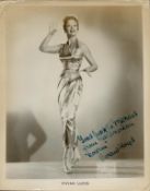 TV Film American Actress Vivian Lloyd Personally Signed 10x8 Sepia Photo. Lloyd is well known for