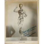 TV Film American Actress Vivian Lloyd Personally Signed 10x8 Sepia Photo. Lloyd is well known for
