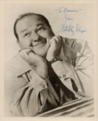 TV Film Stubby Kaye signed 10x8 vintage photo. Dedicated to Francis. Bernard Solomon Kotzin (