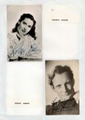TV Film Entertainment vintage photograph collection featuring 5 lovely 6x4 black and white