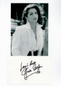 Music Gloria Estefan signature piece below black and white photo. Good condition. All autographs