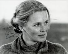 TV Film Linda Evans signed 10x8 black and white vintage photo. Linda Evans (born Linda Evenstad;