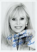 James Bond Britt Ekland signed 7x5 black and white vintage photo dedicated. Britt Ekland ( born