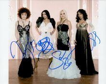 Music No Angels multi signed 10x8 colour photo signatures include all four group members Nadja