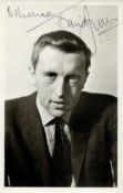 TV Film David Frost signed 6x4 vintage black and white photo dedicated. Sir David Paradine Frost OBE