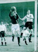 Sport Jack Crompton signed 10x8 black and white photo pictured in action during the 1948 FA Cup