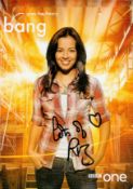 TV Film Liz Bonnin signed BBC Bang Goes The Theory 6x4 colour promo photo. Good condition. All