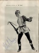 Ballet Michael Somes signed 10x8 vintage sepia magazine photo. Michael George Somes CBE (28