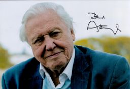 TV Film David Attenborough signed 12x8 colour photo. Sir David Frederick Attenborough ( born 8 May