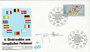 Politics Gaston Thorn signed European Parliament FDC double PM Bonn 1 4 Direktwahlen Zum