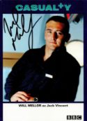 TV Film Will Mellor signed 6x4 Casualty colour promo photo. William Mellor (born 3 April 1976) is an