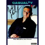 TV Film Will Mellor signed 6x4 Casualty colour promo photo. William Mellor (born 3 April 1976) is an