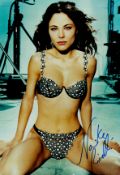 TV Film Naike Rivelli signed 12x8 colour glam photo. Italian actress and singer. Good condition. All