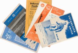 Sport Football Collection of 5 Vintage Football Programmes From 1959. Programmes include