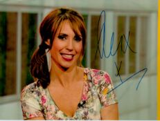 TV Film Alex Jones signed 8x6 colour photo. Charlotte Alexandra Jones (born 18 March 1977) is a