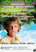 TV Film Penelope Keith signed 8x6 Entertaining Angels Promo Theatre Flyer. Good condition. All