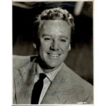 TV Film American Icon Van Johnson Personally Signed 10x8 Black and White Photo. Dedicated. Signed in