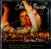 Music Chris De Burgh signed High on Emotion live from Dublin CD sleeve disc included. Christopher