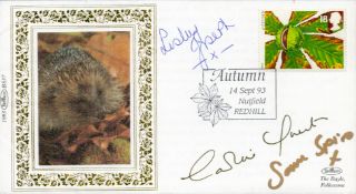 TV Film Lesley Joseph, Samantha Spiro and Caroline Quentin signed FDC celebrating Autumn, post