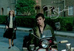 Music Musician Phil Daniels Signed 12x8 Colour Photo Showing Daniels on a Lambretta Motorbike.