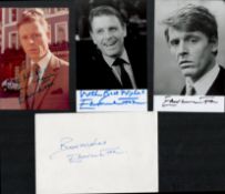 Sport Edward Fox collection 4 signed assorted 6x4 photos. Edward Charles Morice Fox OBE (born 13